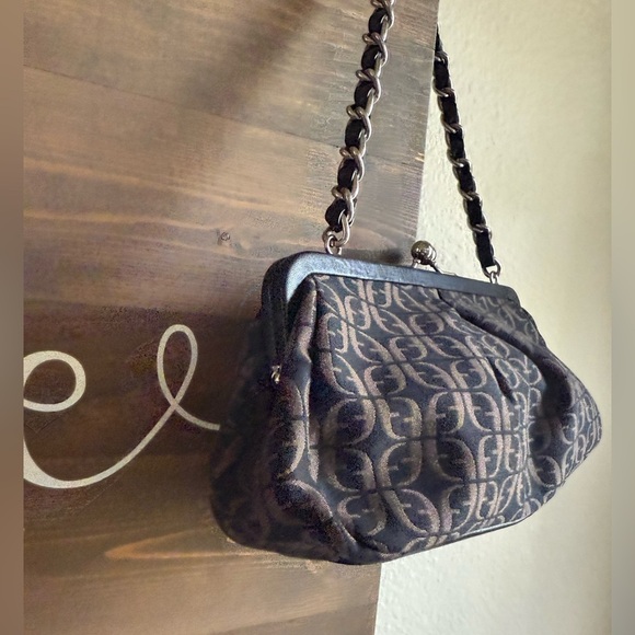 FOSSIL Vintage Monogram Evening Handbag - Picture 2 of 9